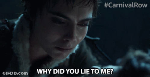 Why Did You Lie To Me Cara Delevingne GIF