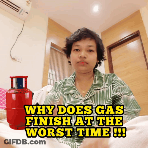 Why Does Gas Finish At The Worst Time GIF