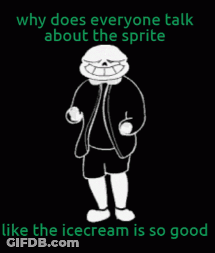 Why Everyone Talk About Sprite Like Ice Cream So Good GIF