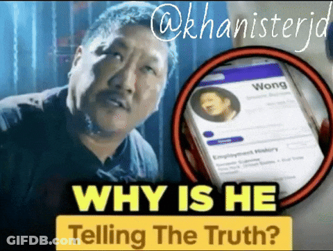 Why Is He Telling The Truth With A Picture Of A Man And A Cell Phone GIF