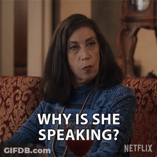 Why Is She Talking GIF