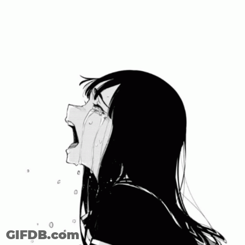 Why Not Me Crying Sad Anime Girl GIF