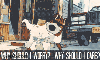 Why Should I Worry Why Should I Care Below Cartoon Dog GIF