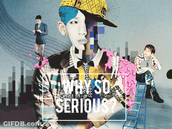 Why So Serious BTS Different Shots GIF
