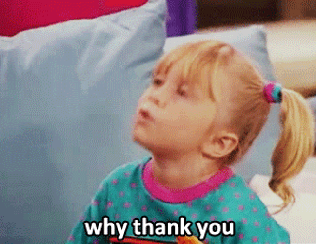 Why Thank You Ashley Olsen GIF