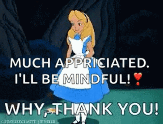 Why Thank You Much Appreciated Cinderella GIF