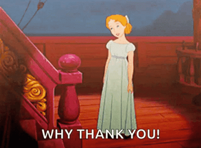Why Thank You Wendy Bowing GIF