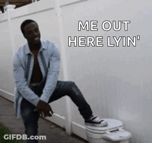Why You Always Lying Dancing Black Man GIF