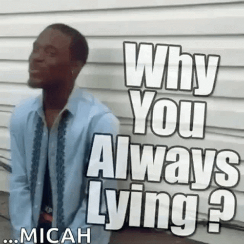 Why You Always Lying Funny Troll GIF