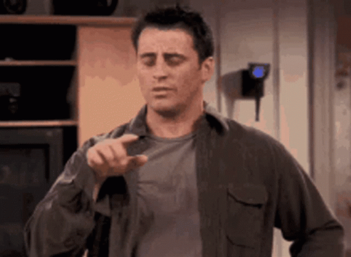 Why You Always Lying Joey Tribbiani Friends GIF