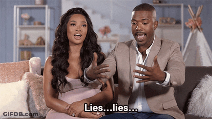 Why You Always Lying Love And HipHop Couple GIF