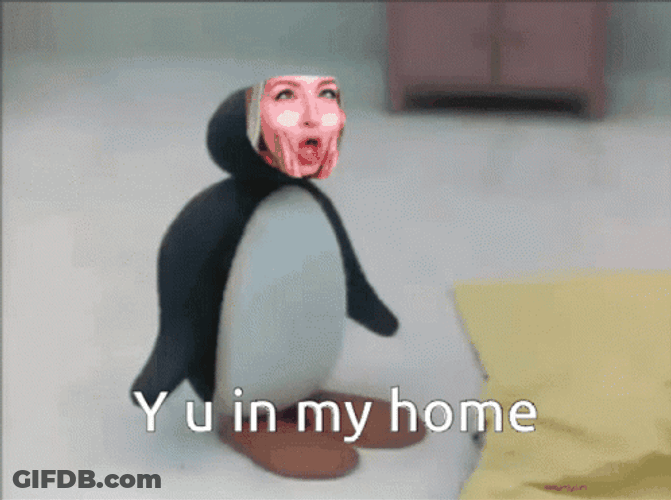 Why You're In My Home Nut GIF