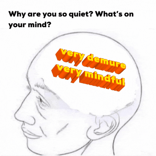 Why You So Quiet Very Demure GIF