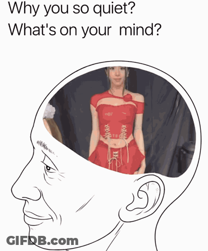 Why You So Quiet What S On Your Mind GIF