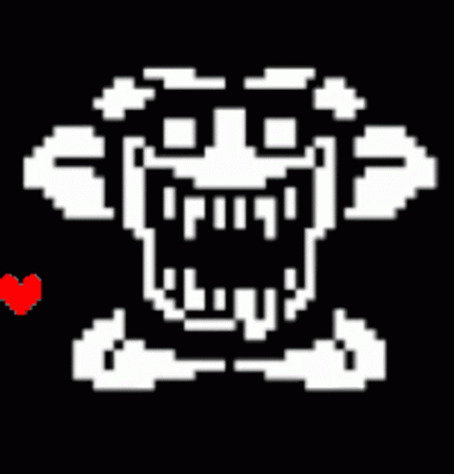 Wicked Omega Flowey Gulping Heart GIF