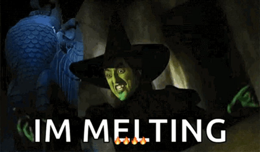 Wicked Witch I'm Melting Big Laugh GIF