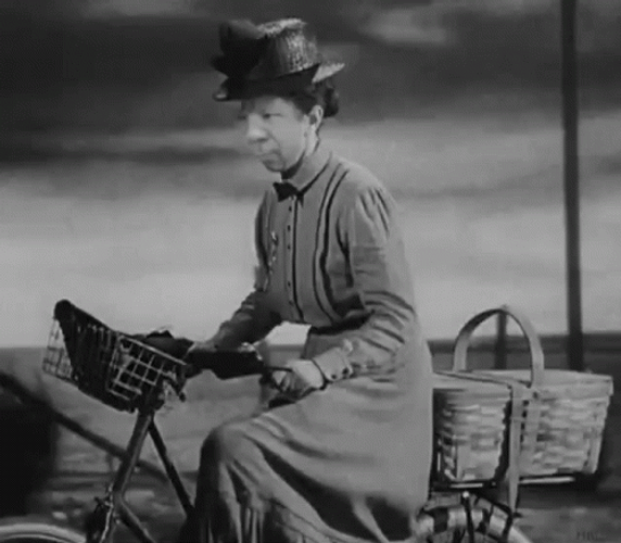 Wicked Witch Melting Almira Gulch Riding Bicycle GIF