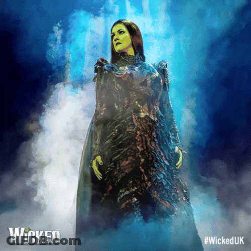 Wicked Witch Melting Lissa Deguzman White Smoke Background GIF