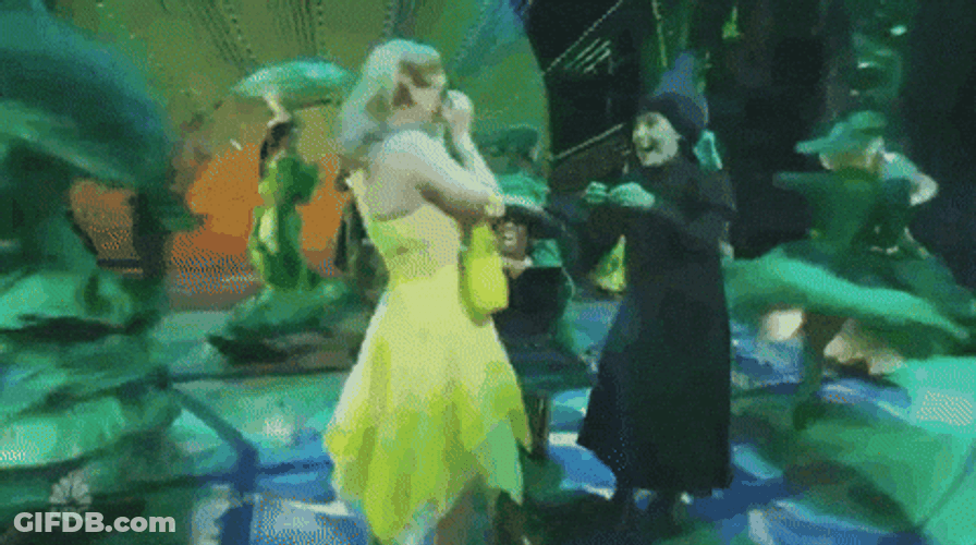 Wicked Witch Melting Musical GIF