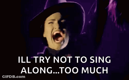 Wicked Witch Of The West Singing And Screaming GIF