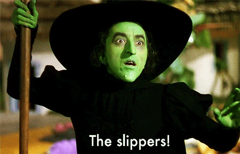 Wicked Witch Of The West The Slippers GIF