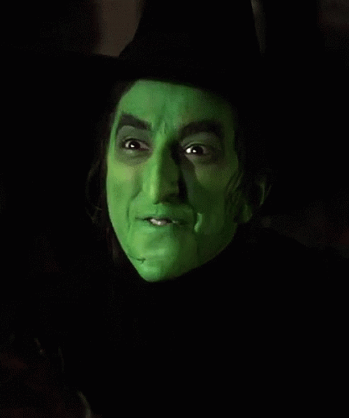 Wicked Witch Of The West Uttering Words GIF