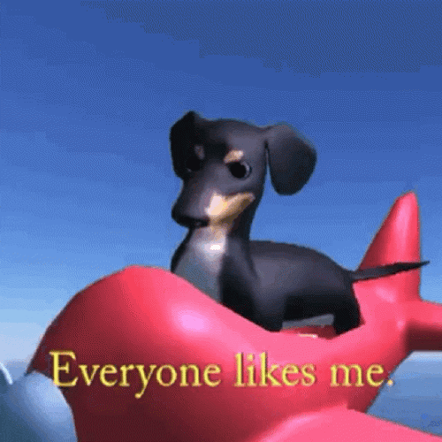 Wiener Dog Everyone Likes Me GIF
