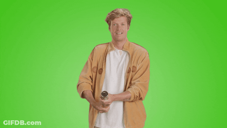 Wietze De Jager With Party Popper GIF