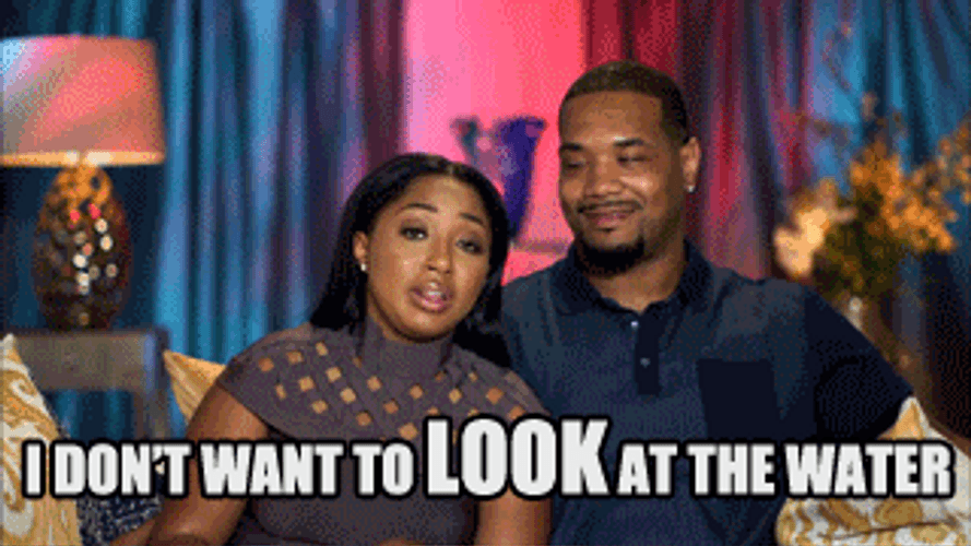 Wife Don't Want Water Funny Marriage GIF