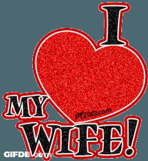 Wife Message I Heart My Wife Love GIF