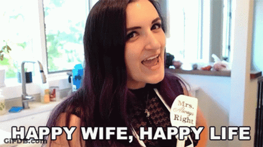 Wife Quotes Happy Wife Happy Life Laurenz Side GIF
