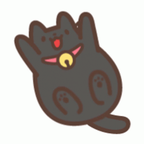 Wiggle Wiggle Chococat Yellow Pendant GIF