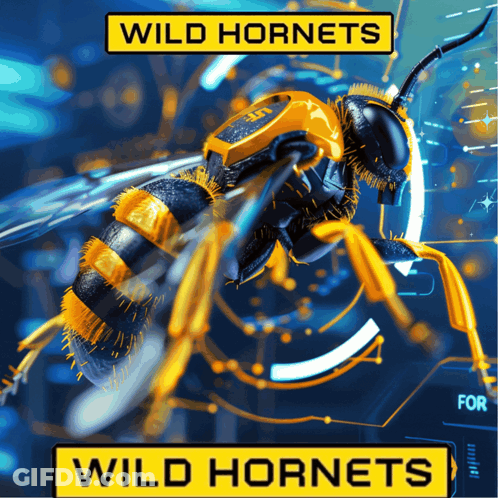 Wild Hornets Advertisement With Bee GIF