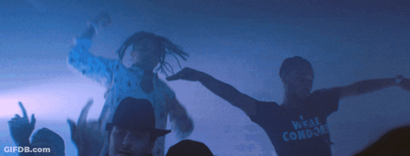 Wild Partying People Dancing GIF