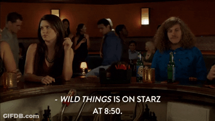 Wild Things Is On Starz GIF