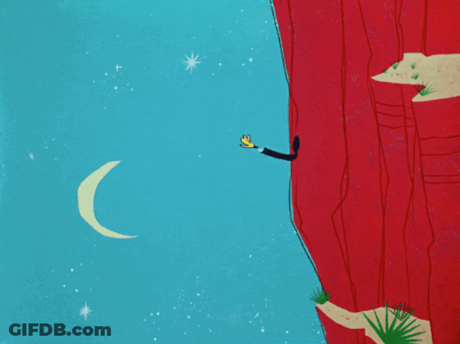 Wile E Coyote Thrown Outside GIF