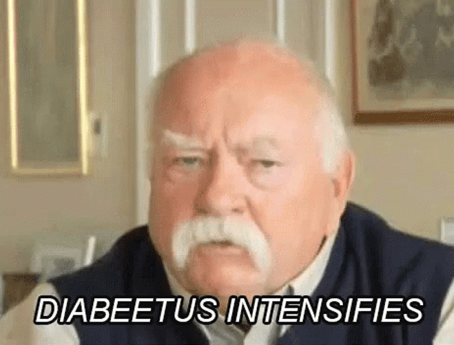 Wilford Brimley Diabeetus Intensifies GIF