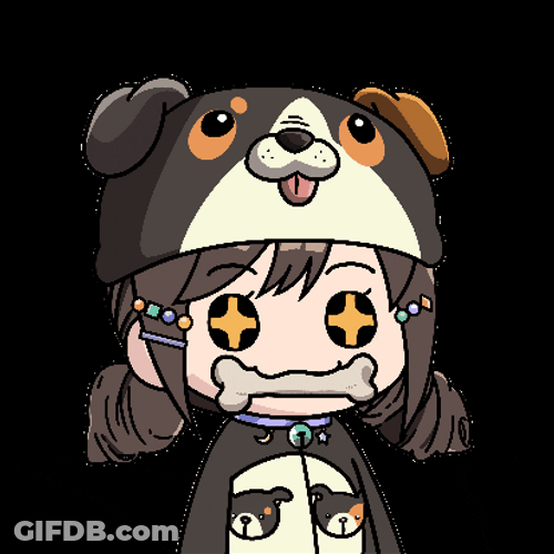 Will Do Panda Hat Character GIF