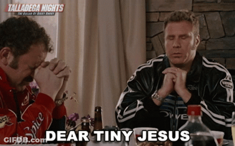 Will Ferell Talladega Nights Tiny Jesus GIF