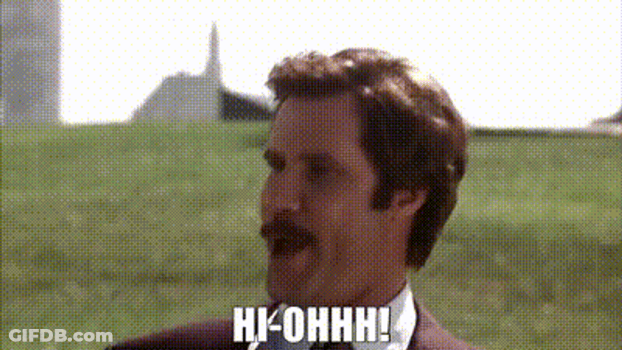 Will Ferrell Saying Hi Ohhh To Friends GIF