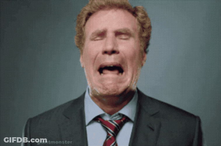 Will Ferrell Sobbing Hard GIF