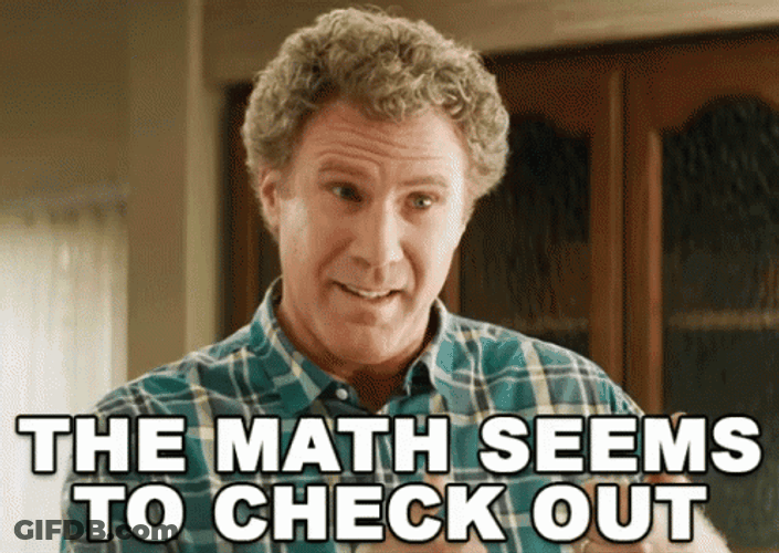 Will Ferrell The Math Seems To Check GIF
