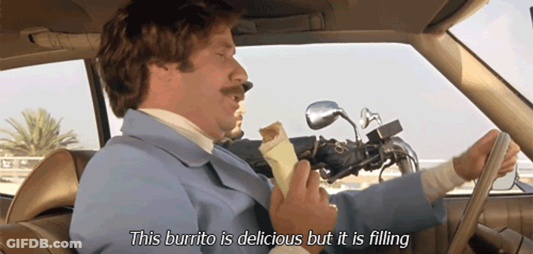Will Ferrell Throwing Burrito GIF