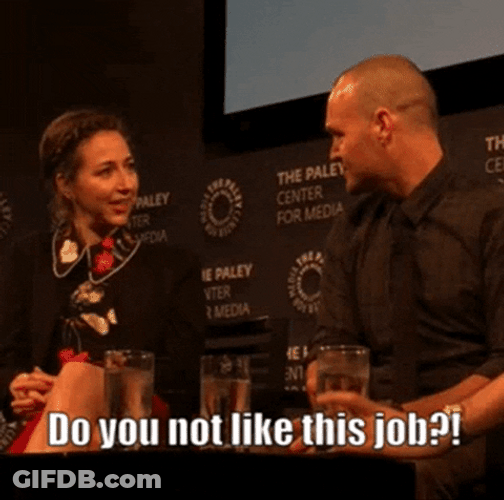Will Forte Answer Interviewer Not Like This Job GIF
