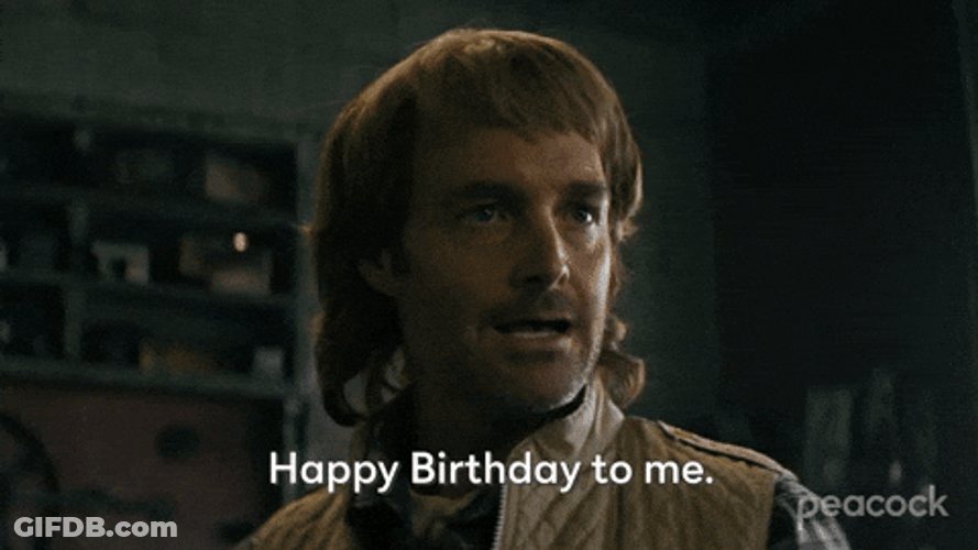 Will Forte Birthday Greeting Himself GIF