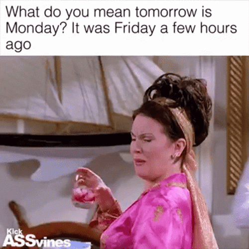 Will & Grace Karen Walker Rejecting  Funny Monday GIF