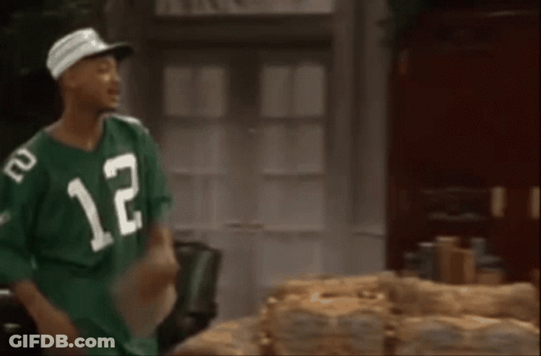Will Smith And Friend Staying Cool GIF