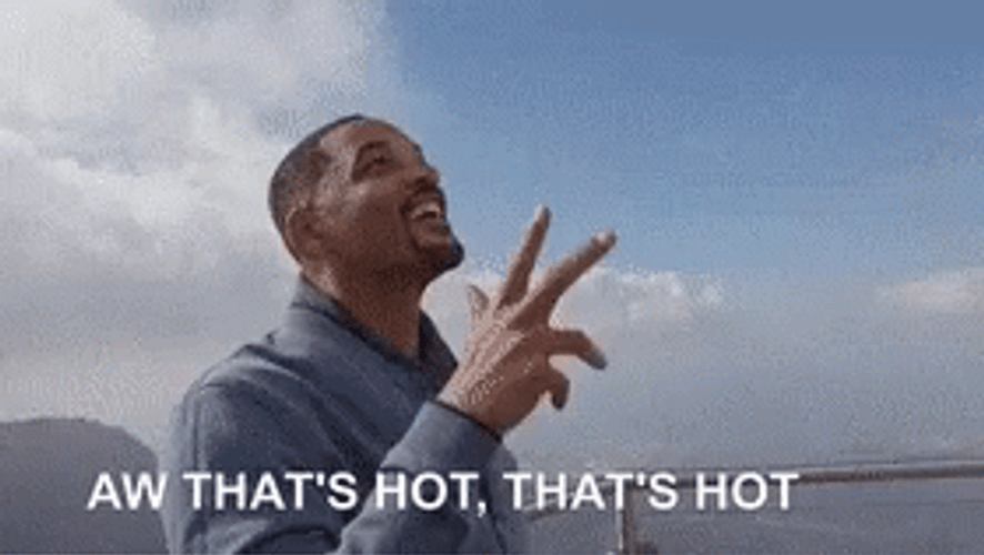 Will Smith Aw Thats Hot GIF