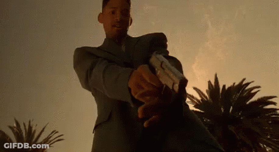 Will Smith Bad Aim GIF