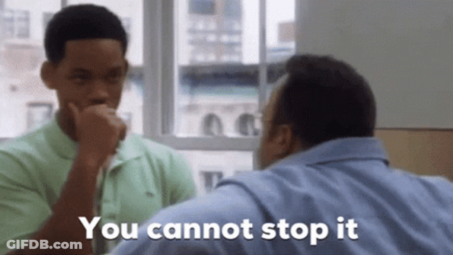 Will Smith Cant Stop Wont Stop GIF